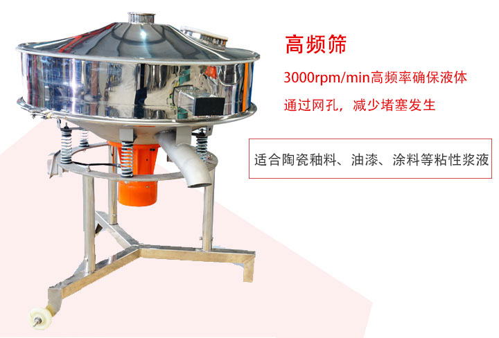 該產品是針對漿液過濾設計的一種高頻篩分機。