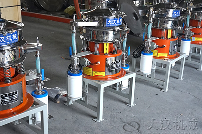 氣體保護(hù)不銹鋼振動(dòng)篩 數(shù)臺(tái)氣體保護(hù)不銹鋼振動(dòng)篩