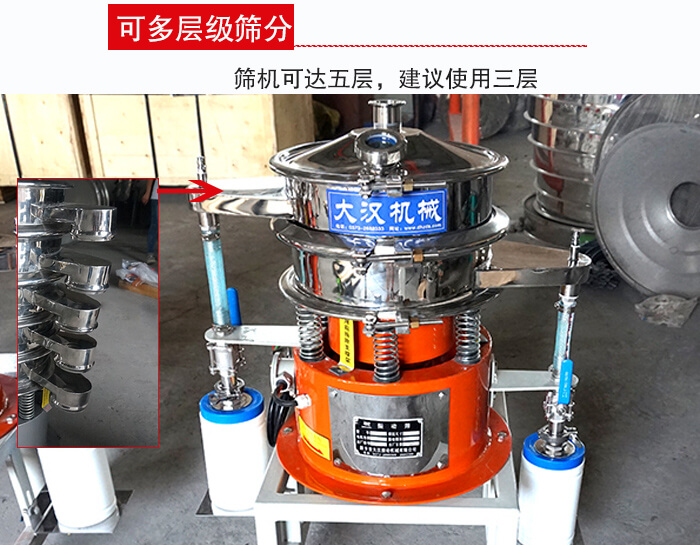 氣體波阿虎振動(dòng)篩篩機(jī)可達(dá)五層,三層較為常用